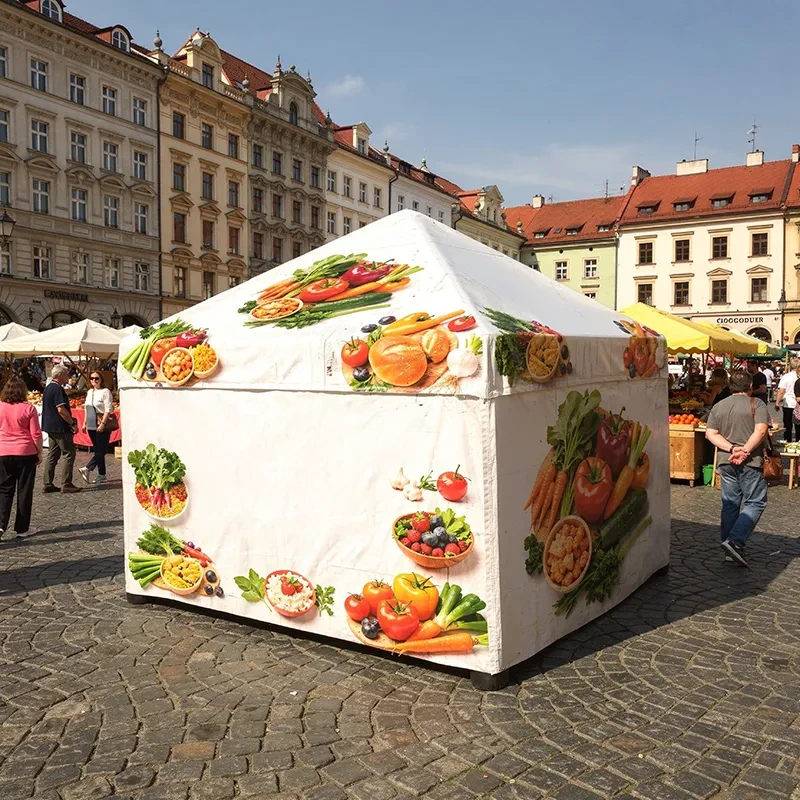 Pyramid Tetőponyva sátor 4×4