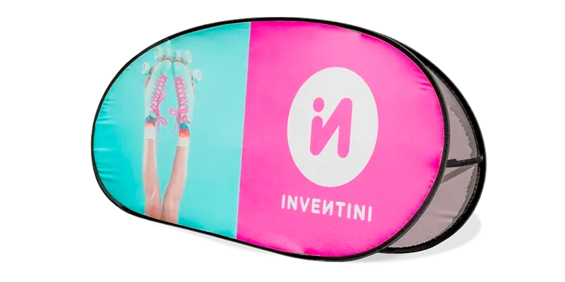 Ovális A-keretes banner 200×100