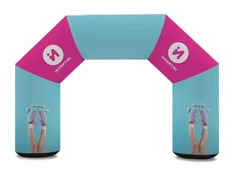 Polygonal Ventilátoros reklámkapu 6×4