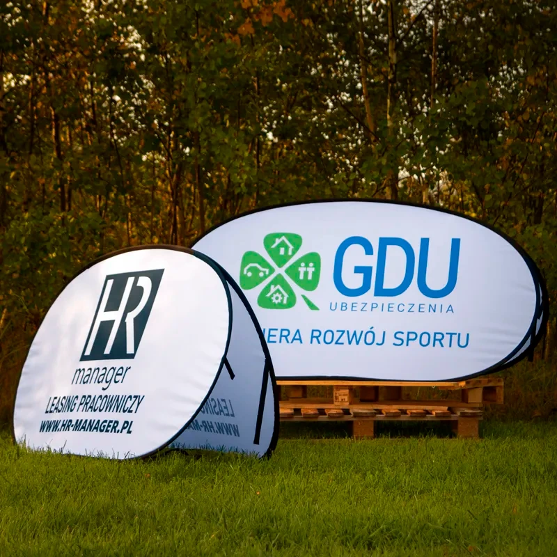 Ovális A-keretes banner 200×100