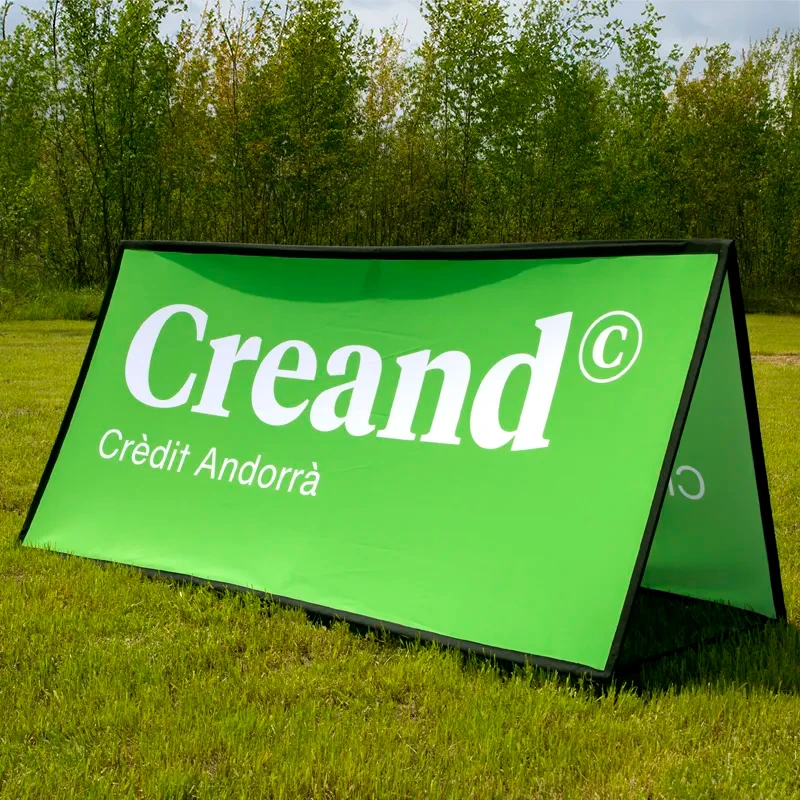 Téglalap alakú A-keretes banner 200×100