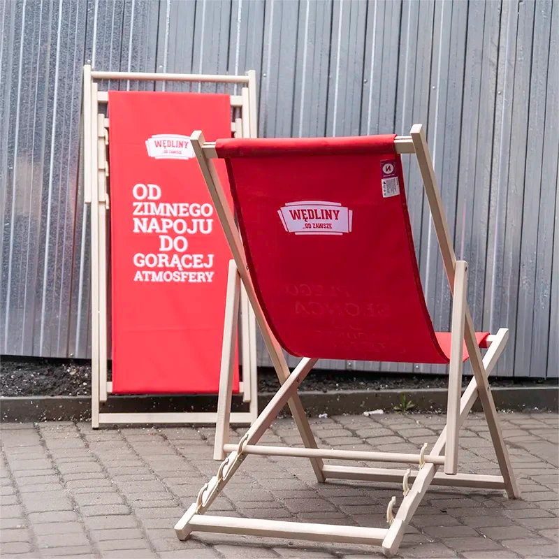 Reklámnyugágy kétoldalas nyomtatással