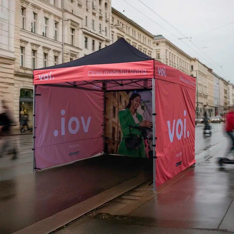 Egyedi nyomtatott összecsukható reklámsátor 3×3 PRO