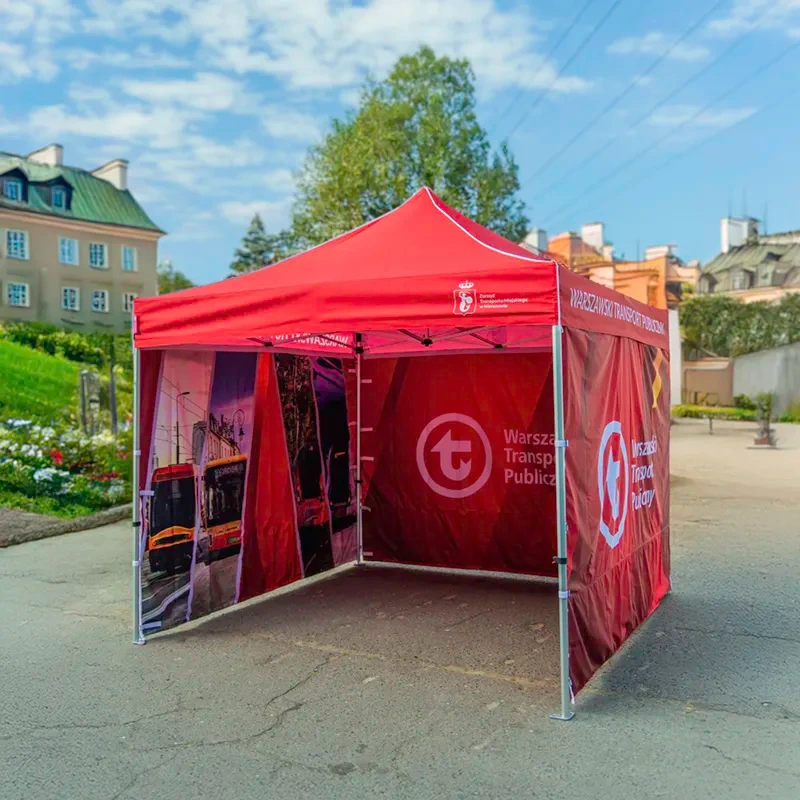 Egyedi nyomtatott összecsukható reklámsátor 3×3 PRO