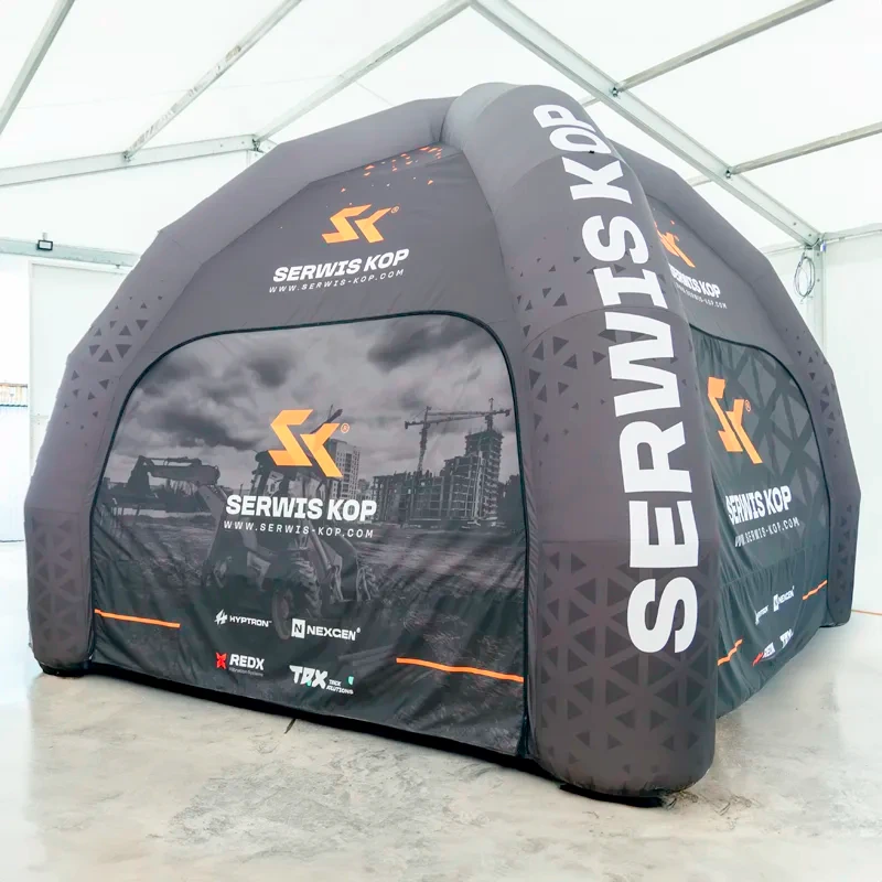 Ventilátoros felfújható reklámsátor 5×5
