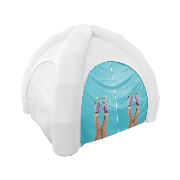 Oldalfal – Ablak – Ventilátoros felfújható reklámsátor