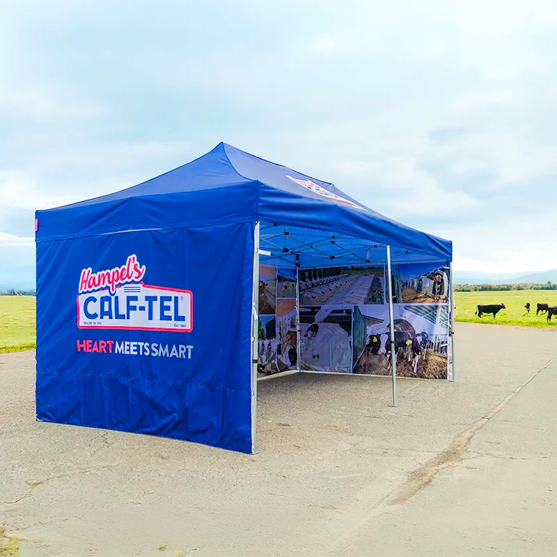 Egyedi nyomtatott összecsukható reklámsátor 3×6 PRO