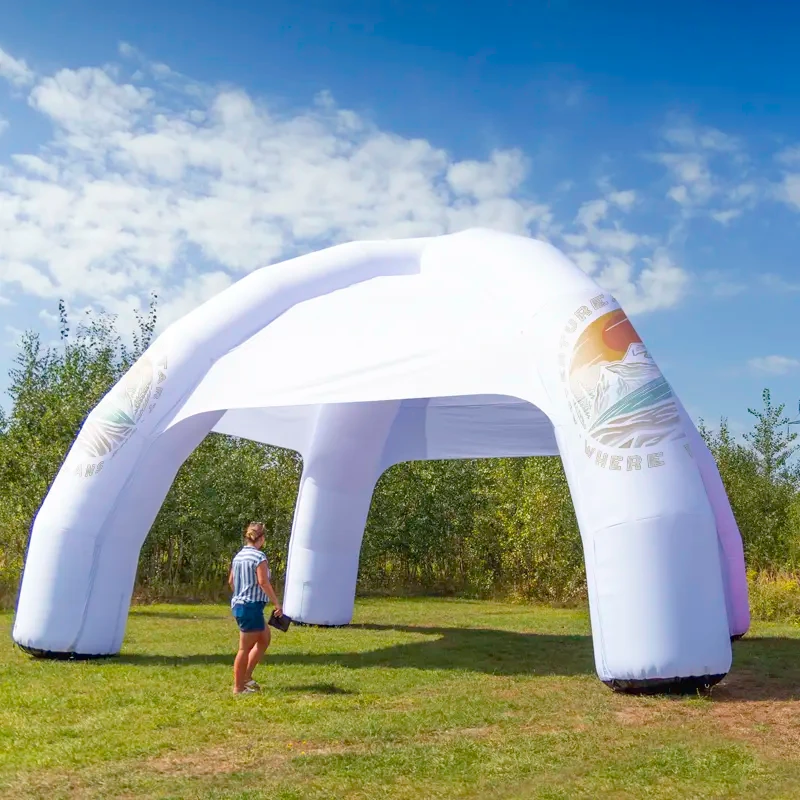 Ventilátoros felfújható reklámsátor 8×8